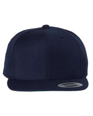 YUPOONG CLASSIC SNAPBACK in Navy, blank for custom printing - T-Mania Custom Apparels, Richmond VA