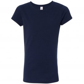 NEXT LEVEL GIRLS' PRINCESS TEE in Midnight Navy, blank for custom printing - T-Mania Custom Apparels, Richmond VA