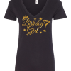 Birthday Girl Gold Glitter