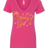 Birthday Girl Gold Glitter